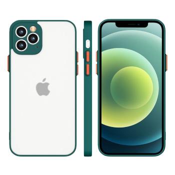 IZMAEL Apple iPhone 12 Pro Silikónové flexibilné puzdro Milky Case  KP11799 zelená