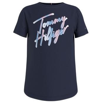 Tommy Hilfiger  Tričká s krátkym rukávom KG0KG05870-C87  Modrá