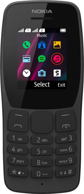 Nokia 110 mobilný telefón Dual SIM čierna