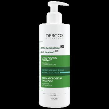 VICHY Dercos ANTI-PELLICULAIRE šampón na mastné lupiny 390ml