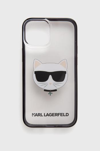 Puzdro na mobil Karl Lagerfeld iPhone 13 Mini priehľadná farba