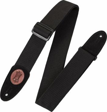 Levys MSSC8-XL-BLK Classics Series 2" Signature Series Cotton Guitar Strap Black