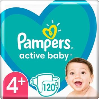 PAMPERS Active Baby veľkosť 4+ (120 ks) – mesačné balenie (8001090951694)