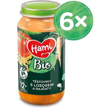 Hami BIO Cestoviny s lososom a paradajkami 6× 250 g (5900852058233)