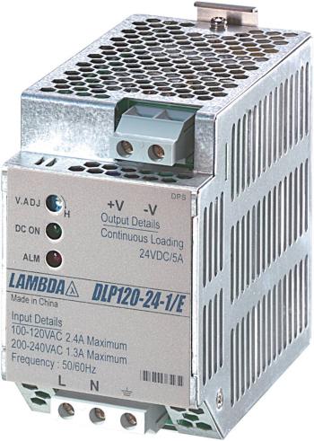 TDK-Lambda DLP120-24-1/E sieťový zdroj na montážnu lištu (DIN lištu)  24 V/DC 5 A 120 W 1 x