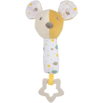 Canpol babies Mouse hebká pískacia hračka s hryzadielkom 0m+ 1 ks