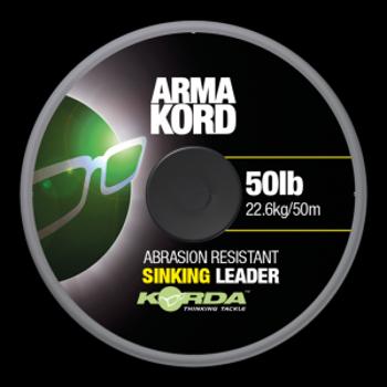 Korda šoková šnúra arma kord sinking braid 50 m - 50 lb