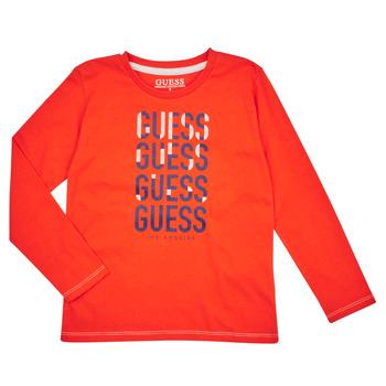 Guess  Tričká s dlhým rukávom N2BI12-I3Z11-G364  Červená