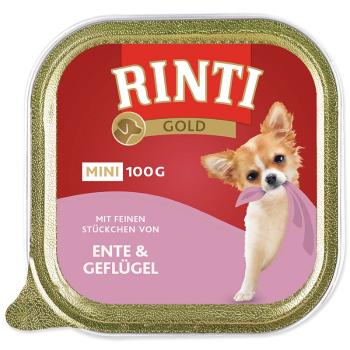 Vanička RINTI Gold Mini kachna + drůbež - KARTON (16ks) 100 g