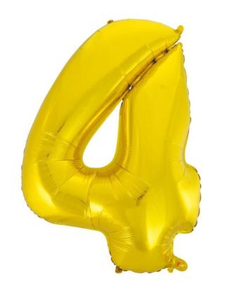 Balóniky s číslicami zlaté - Zlaté 115 cm - 4 - BALONČ