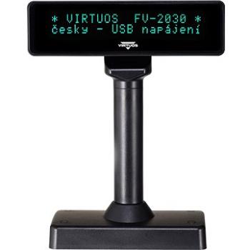 Virtuos VFD FV-2030B, čierny, USB (EJG1003)