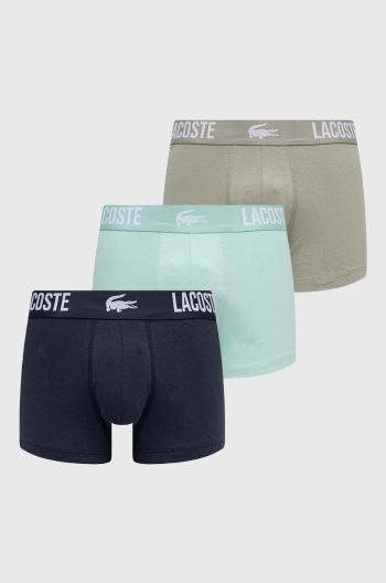 Boxerky Lacoste 3-pak pánske, červená farba