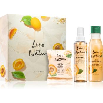 Oriflame Love Nature Organic Oat & Apricot darčeková sada (na telo)