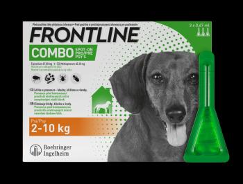 Frontline Combo Spot Dog S 2-10 kg 3 ks