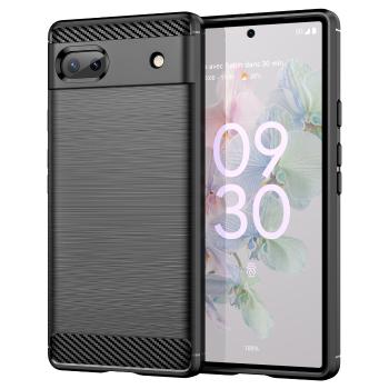 IZMAEL Google Pixel 6A Puzdro Carbon Bush TPU  KP15759 čierna