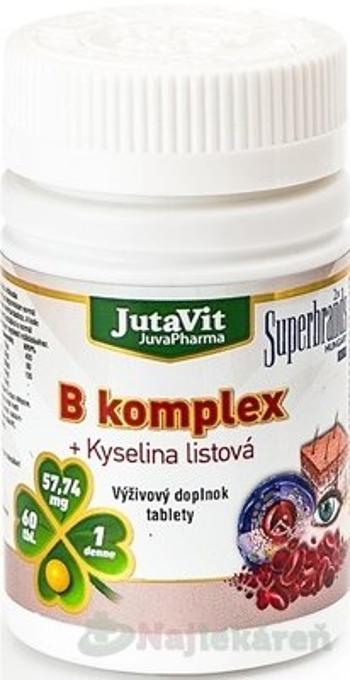 JutaVit B-komplex + kyselina listová, 60 ks