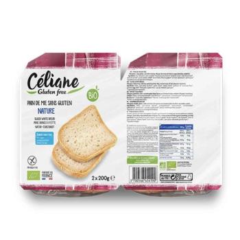 Celiane bezlepkový krájaný toastový chlieb biely
