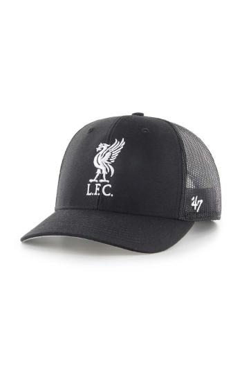 Šiltovka 47brand EPL Liverpool FC čierna farba, s nášivkou