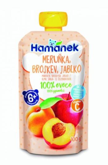 HAMÁNEK Broskyňa, marhuľa, jablko 100 g