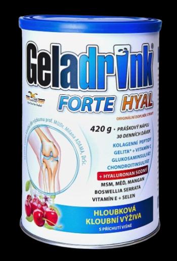 GELADRINK Forte Hyal práškový nápoj višňa 420 g