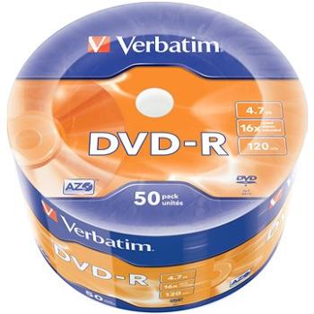 VERBATIM DVD-R AZO 4.7 GB, 16×, wrap 50 ks (43788)