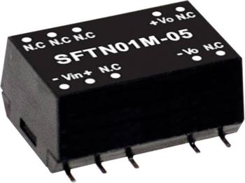 Mean Well SFTN01M-15 DC / DC menič napätia, modul   67 mA 1 W Počet výstupov: 1 x