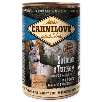 Konzerva CARNILOVE Dog Wild Meat Salmon & Turkey 400 g