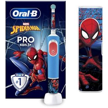 Oral-B Pro Kids Spiderman – s dizajnom od Brauna s puzdrom (8006540773567)