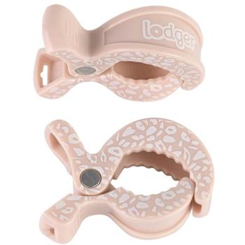 Lodger Swaddle Clip multifunkčná spona Blush-Dot 2 ks