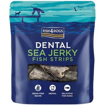 FISH4DOGS Dentálne maškrty pre psov morská ryba – prúžky 100 g (5056008821043)