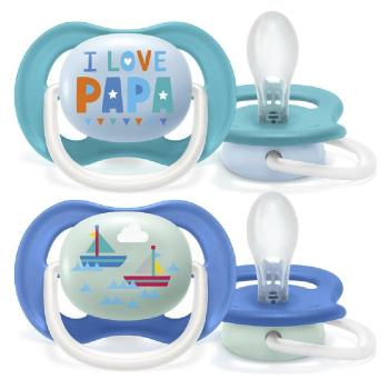 PHILIPS AVENT Cumlík Ultra air Text 6-18m chlapec 2 ks