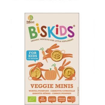 Belkorn Biskids Veggie Minis minisušienky s mrkvou a tekvicou 120 g