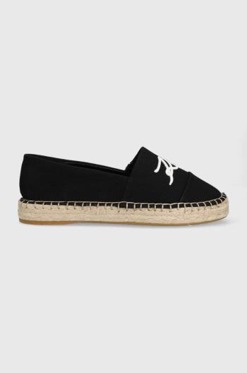 Espadrilky Karl Lagerfeld KL98201 KAMINI čierna farba