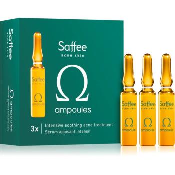 Saffee Acne Skin Omega Ampoules - 3x Intensive Soothing Acne Treatment ampuly – 3-dňový štartovací balíček pre zmiernenie prejavov akné 3x2 ml