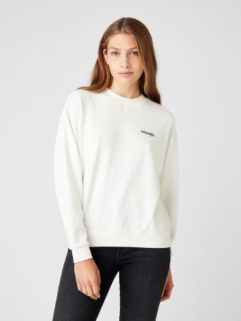 Wrangler Retro Sweat Mikina Biela