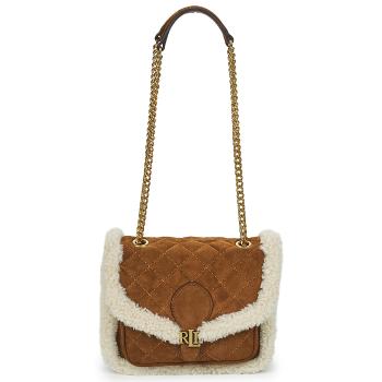 Lauren Ralph Lauren  BRADLEY SM-SHOULDER BAG-SMALL  Tašky cez rameno Hnedá