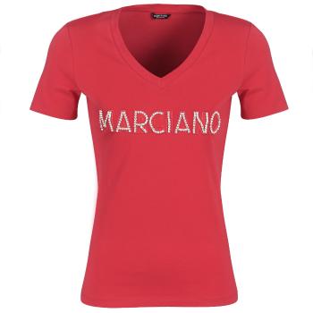 Marciano  LOGO PATCH CRYSTAL  Tričká s krátkym rukávom Červená