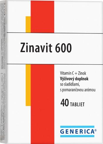 Generica Zinavit 600 s pomarančovou arómou 40 tabliet