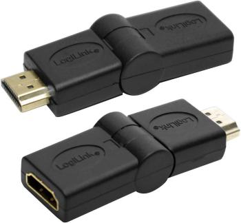 LogiLink AH0011 HDMI adaptér [1x HDMI zástrčka - 1x HDMI zásuvka] čierna