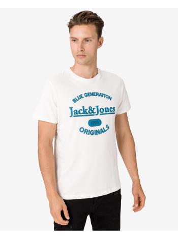 Tričká s krátkym rukávom pre mužov Jack & Jones - biela