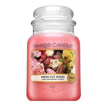 Yankee Candle Fresh Cut Roses vonná sviečka 623 g