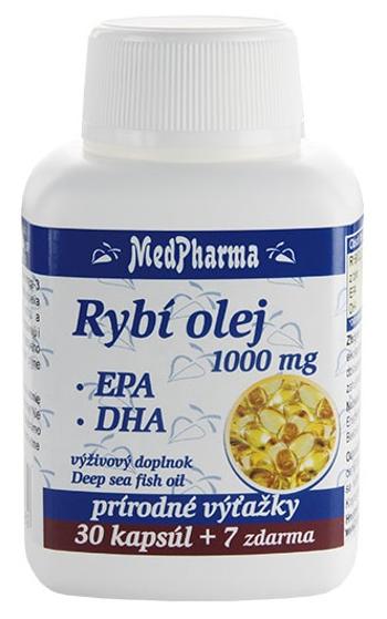 MedPharma Rybí olej 1000 mg EPA+DHA 37 kapsúl