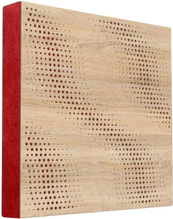 Mega Acoustic FiberPRO60 SineWave Sonoma Oak/Red Absorpčný drevený panel