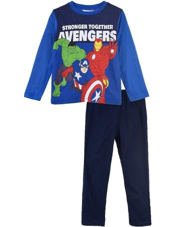 Modré chlapčenské dlhé pyžamo avengers vel. 140