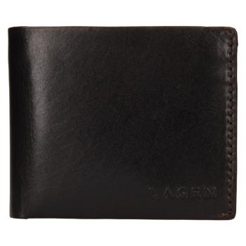 Lagen Pánska peňaženka kožená TS 508 Hnedá