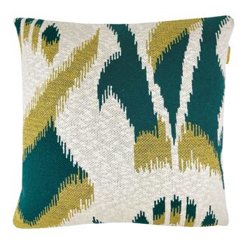 Malagoon  Vankúše Ikat knitted cushion lurex green (NEW)  Zelená