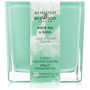 Ashleigh & Burwood London Life in Bloom White Tea & Basil vonná sviečka 200 g