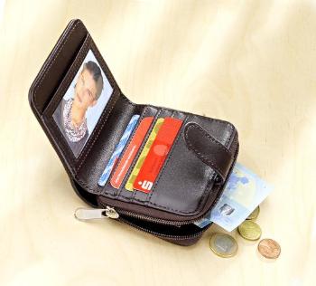 Magnet 3Pagen Patchworková peňaženka hnedá