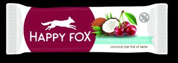 HAPPYLIFE Happy Fox Kokosová tyčinka s višňami 40 g