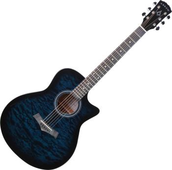 Arrow Tiger Blue Akustická gitara Jumbo